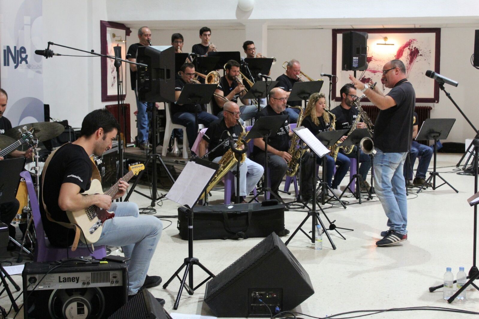 La Big Band del Instituto de Jazz y Música Moderna de Extremadura en el Baile de Gala Solidario de Proclade Bética La Big Band del Instituto de Jazz y Música Moderna de Extremadura en el Baile de Gala Solidario de Proclade Bética