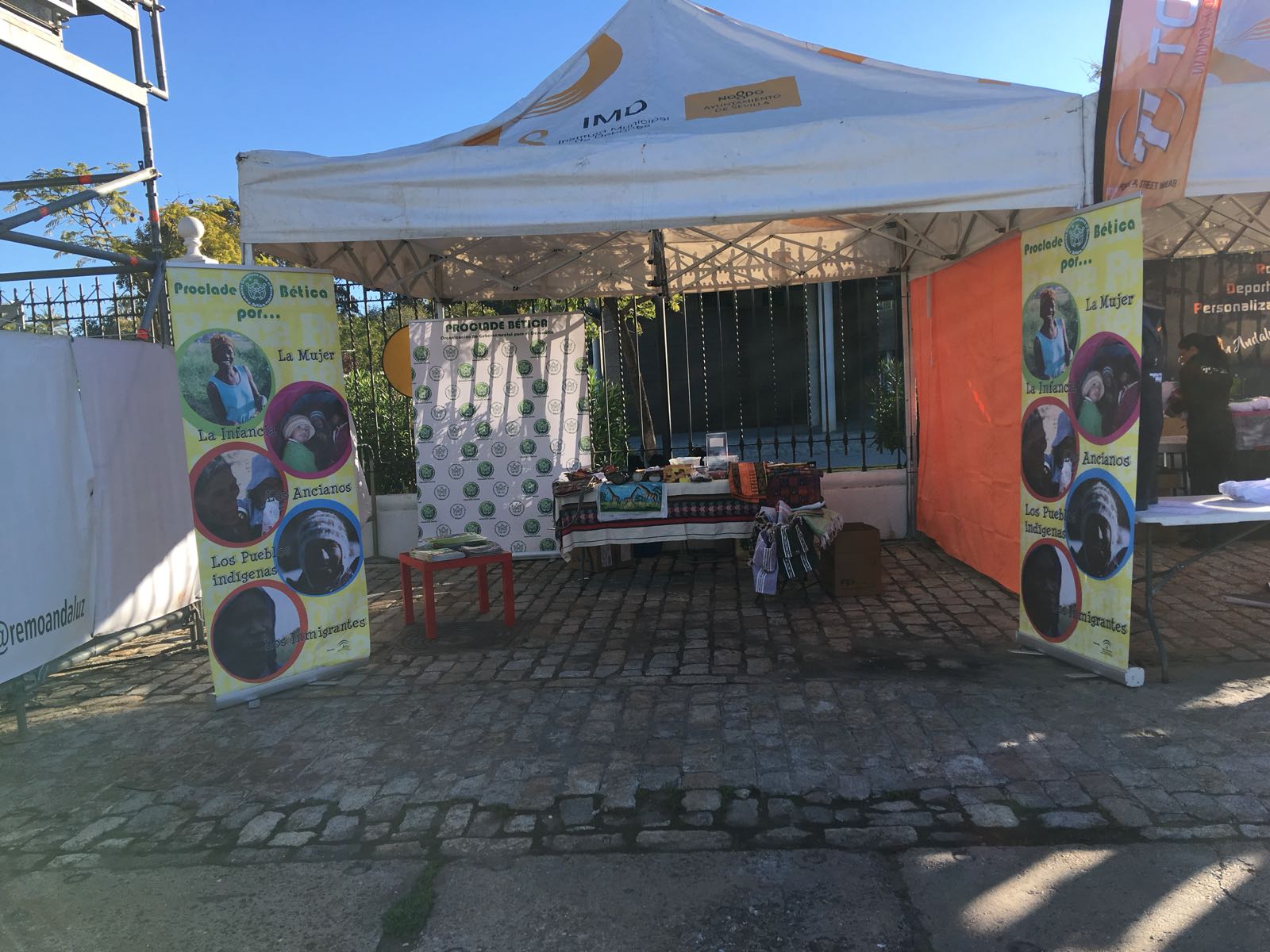 stand Proclade Bética, ONGD invitada al derbi