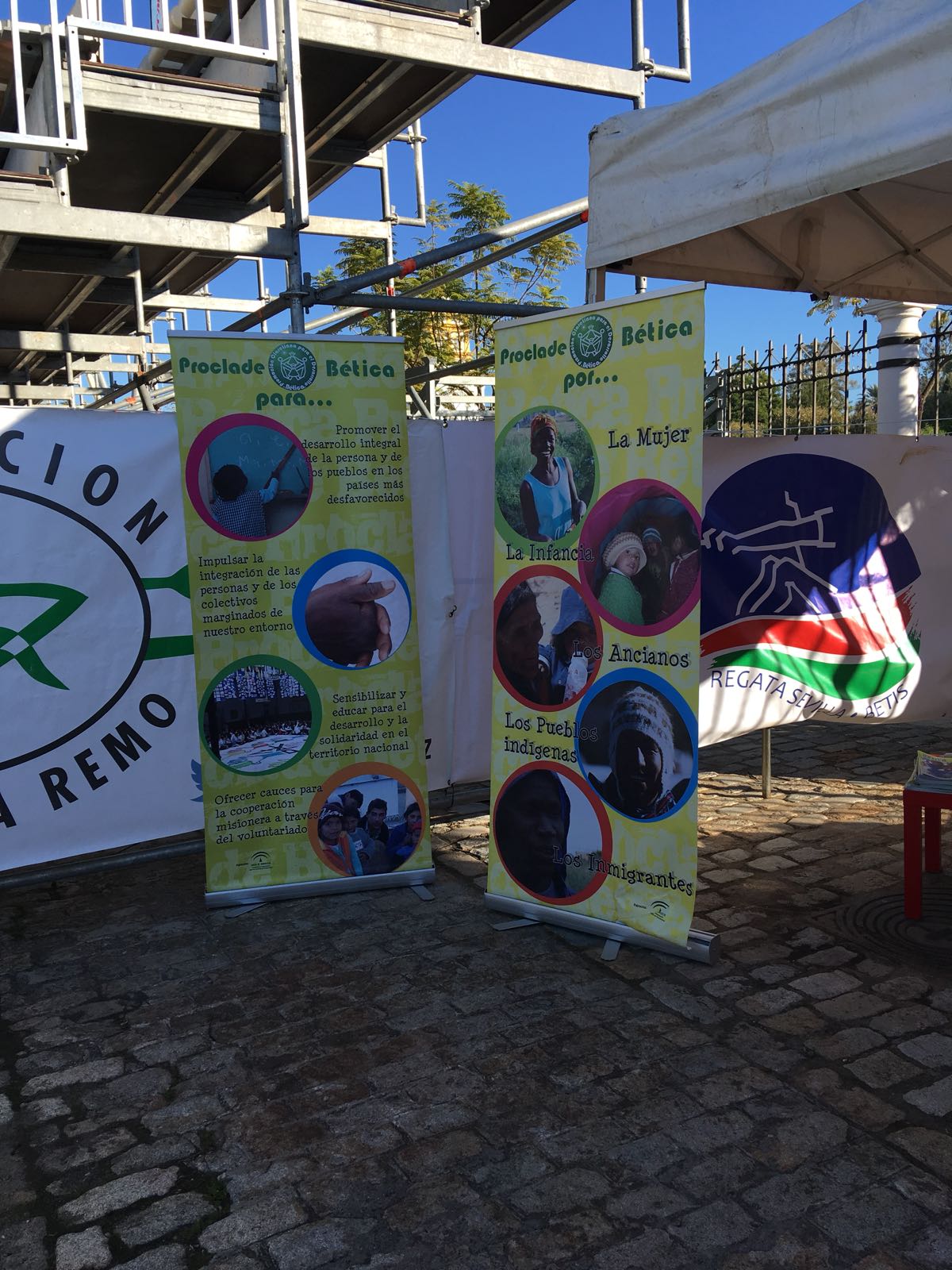 Stand en la regata
