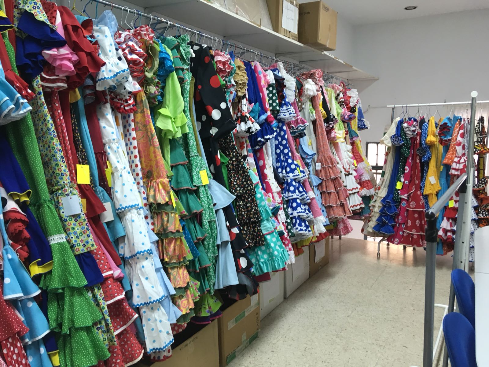 rastrillo de moda flamenca en Sevilla
