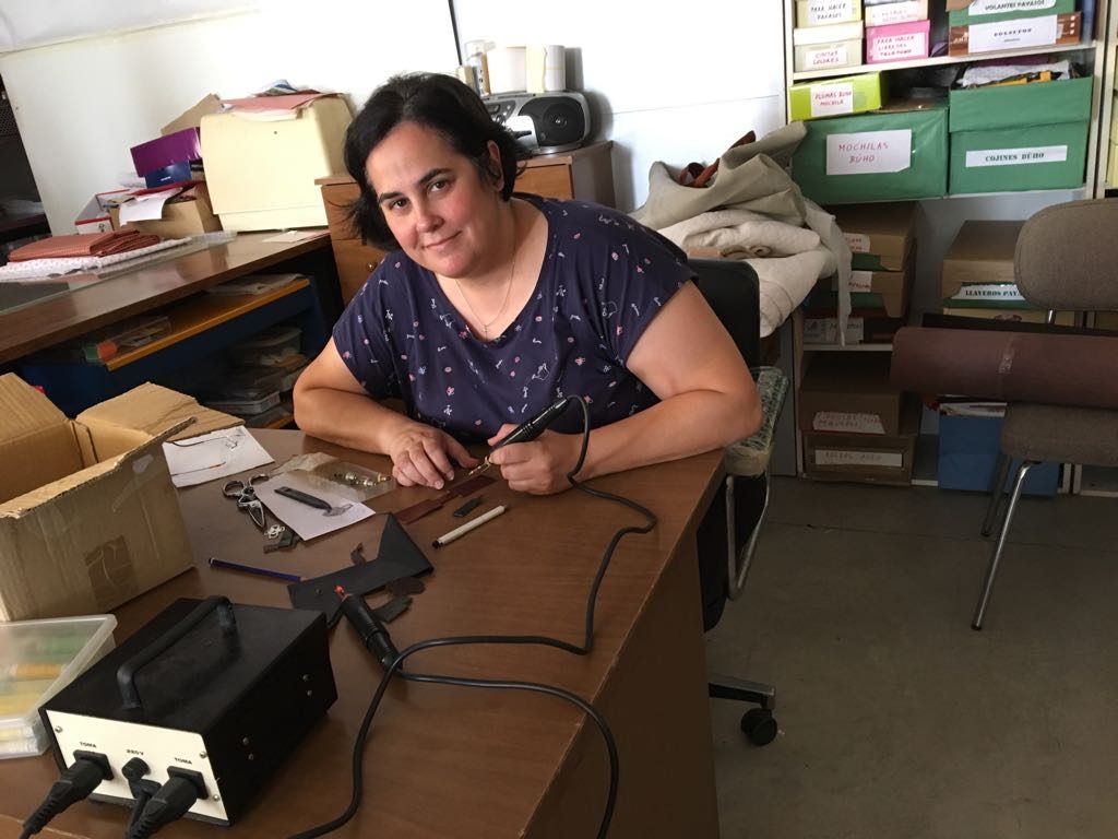 Níjar 2018 Isa trabajando