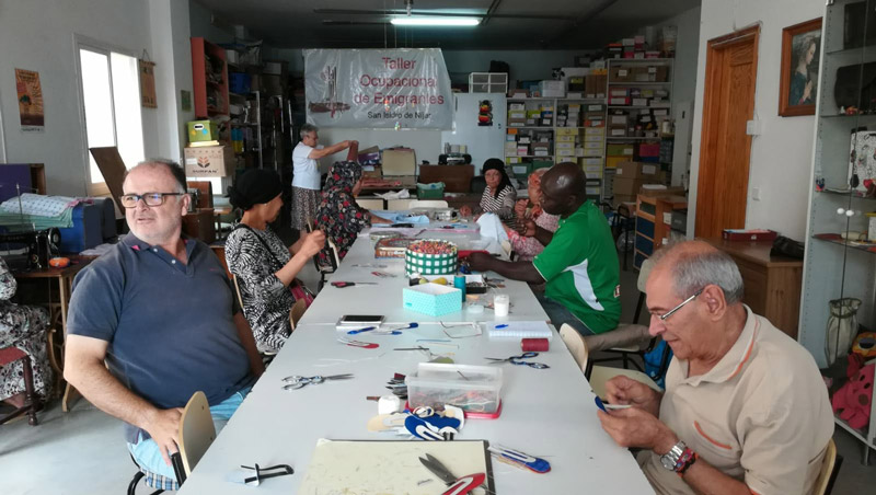 Taller ocupacional de Emigrantes